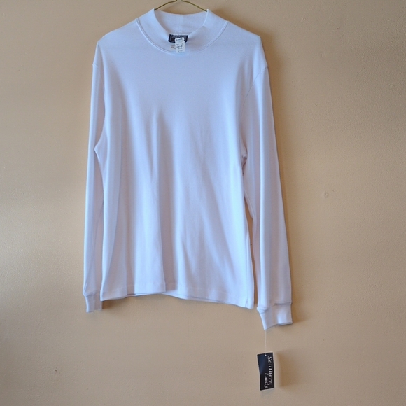 Southern Lady Elegant White Top - Picture 1 of 9